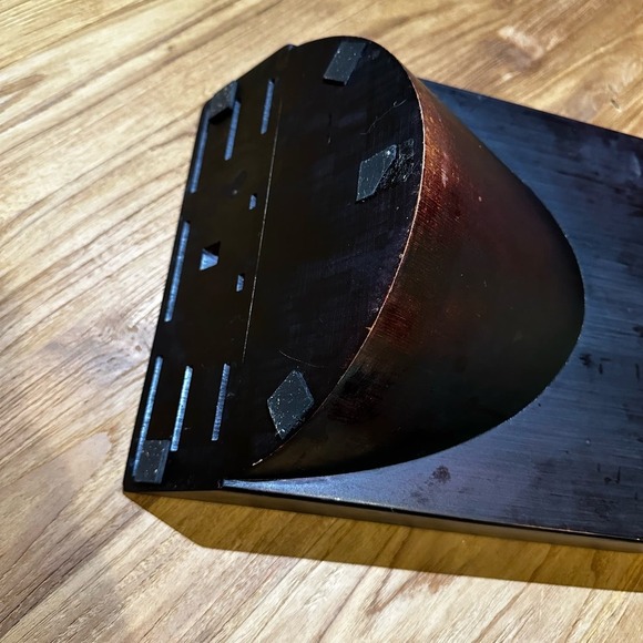 Shun Bob Kramer Sur La Table Solid Wooden Block for 7 Piece Kitchen Knife Set - Picture 3 of 10